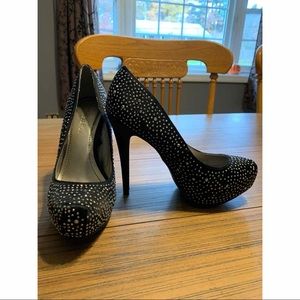 Black and studded Heels